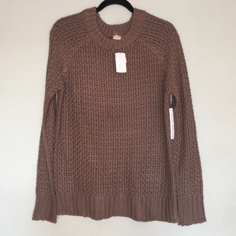 Cloth Womens Knit Pullover Sweater XL Crew Neck